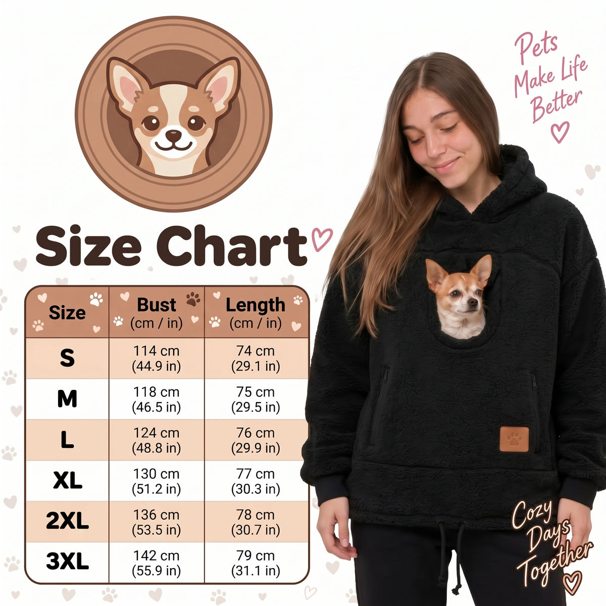 Pet Carrier Hoodie