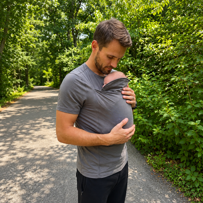 PapaPouch™ - Baby Pouch Shirt